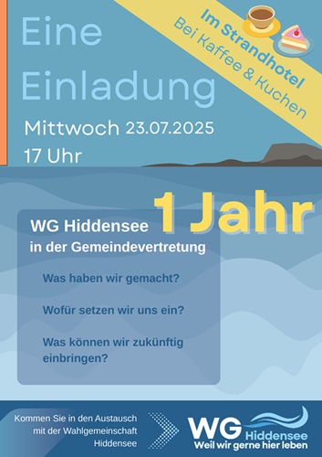 Ein Jahr WG Hiddensee